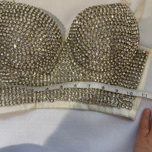 Sparkling Rhinestone Bralette - Picture 4 of 8